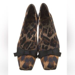 Christian Louboutin Leopard Print Flats